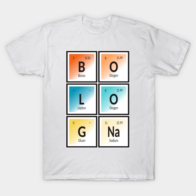 Bologna Periodic Table T-Shirt by Maozva-DSGN